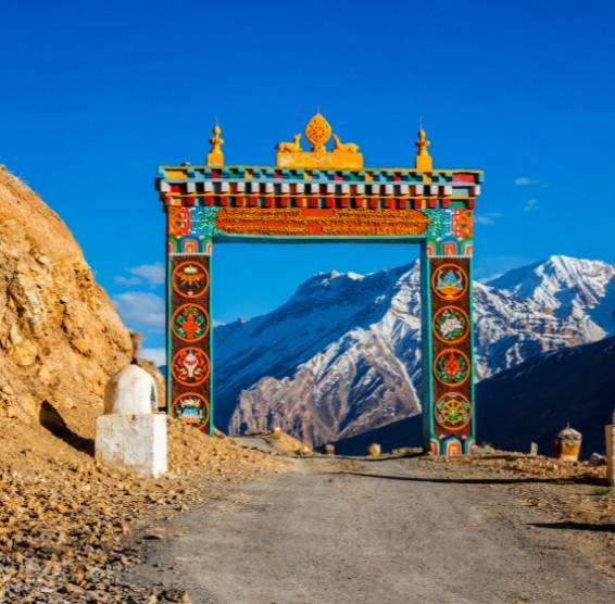 gates of ki gompa spiti valley